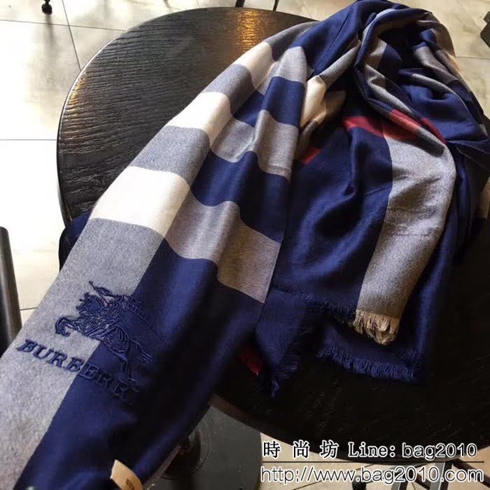 BURBERRY巴寶莉頂級原單正裝系列 山羊絨長圍巾 LLWJ6850